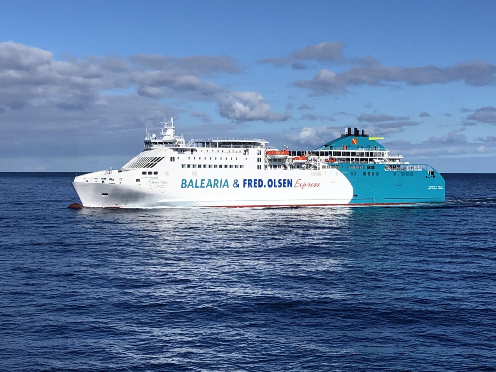 Martín i Soler, nuevo barco de Fred. Olsen Express y Baleària