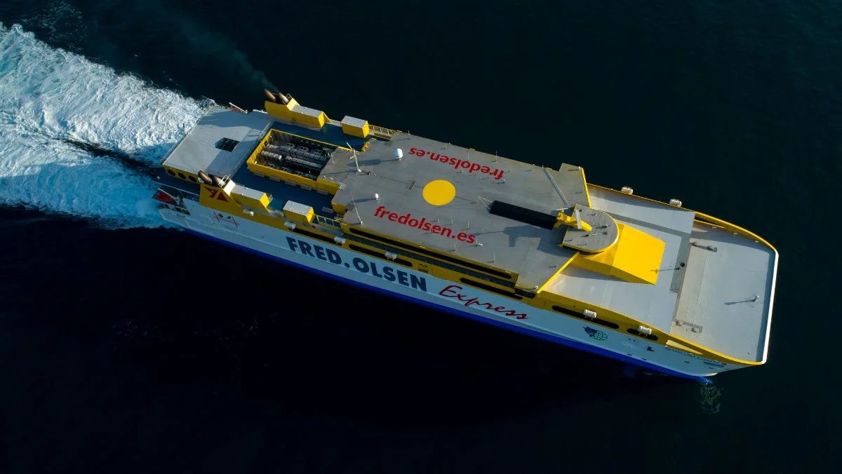 Betancuria Express ferry from the Fred. Olsen Express shipping line